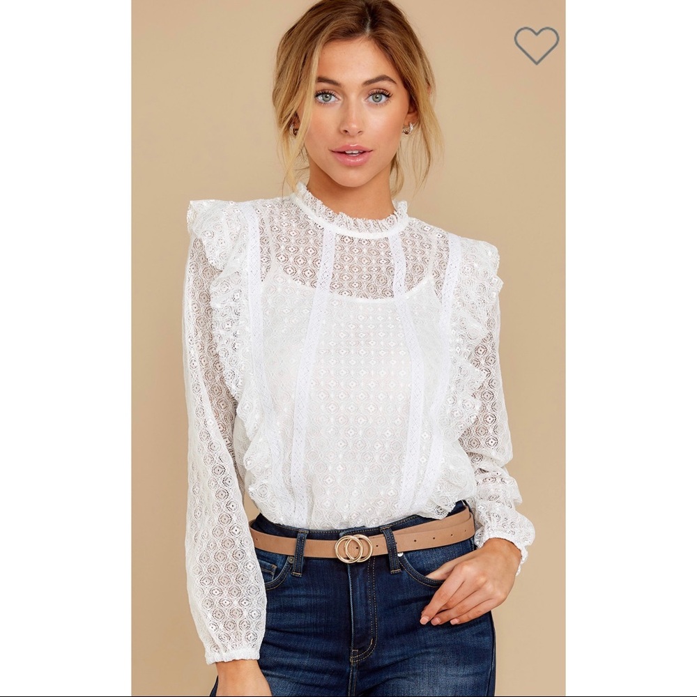 New Sensation White Lace Bodysuit